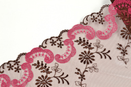 Brązowy haft w kwiaty 1,1mb