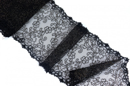 Lace on tulle, shinny pattern 1mb