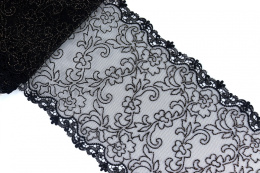 Lace on tulle, shinny pattern 1mb