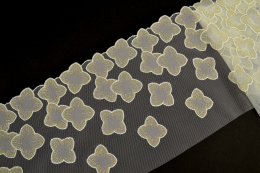 Haft w złote kwiatki 0,5mb