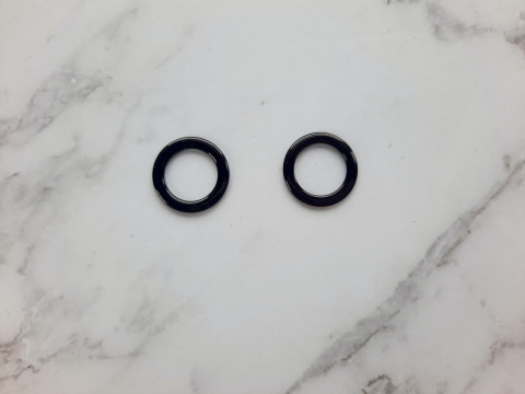 Kółka metalowe czarne 14mm