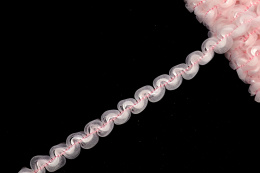 Śliczny wąski różowy haft 1mb