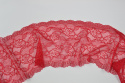 Stretch lace in red color 1mb