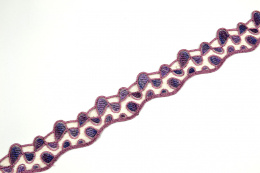 Wąski haft na tiulu 1,2mb