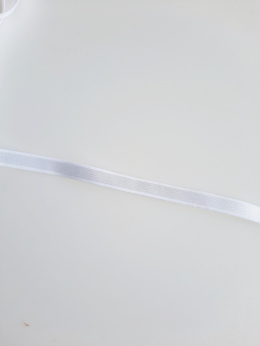 Biała guma ramiączkowa satynowa 10mm