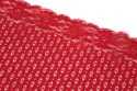 Ciemnoczerwona koronka elastyczna 1mb