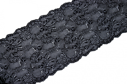 Black and white stretch lace 1mb