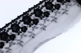 Embroidery lace on tulle 1mb