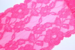 Stretch lace in pink neon color 1mb