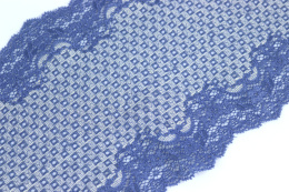 Stretch lace in blue color 1mb