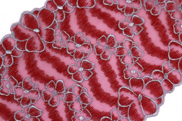 Elastyczny haft w kwiatki 1,1mb