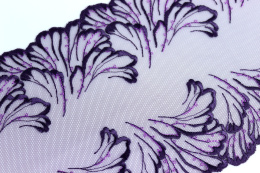 Violet lace on tulle 0,7mb