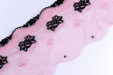 Stretch lace in pink color 1mb