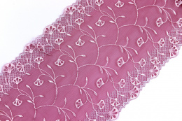 Stretch lace in dark pink color 1mb