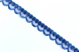 Narrow lace in blue color 1mb