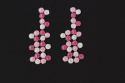 Guipure applique/ patches in pink colors 2pcs.
