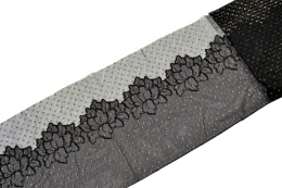 Black lace on tulle 1,4mb