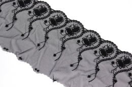 Czarny miękki elastyczny haft 0,5mb