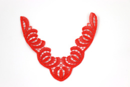 Czerwone aplikacje gipiurowe 2szt.