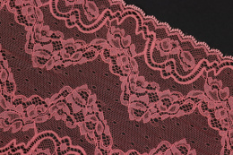 Dark pink color stretch lace 1mb