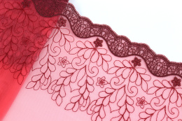 Stretch embroidery lace on tulle 1mb