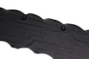 Elastyczny czarny miękki haft na tiulu 1mb
