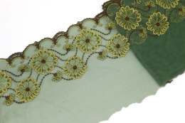 Elastyczny miękki haft w kwiaty 1,1mb