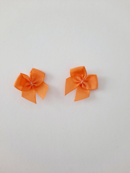 bows to sew on in orange color 1 pc
