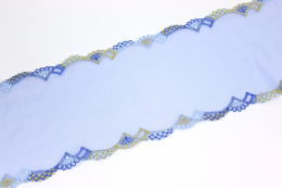 Stretch lace on tulle 1mb