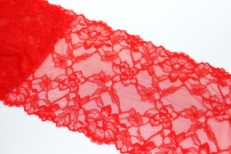 Cute red color lace trim, stretch 1mb