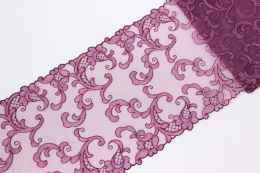 Stabilny haft na tiulu jasny fiolet/ róż 0,5mb