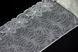 Wide stretch lace in ivory color 1mb