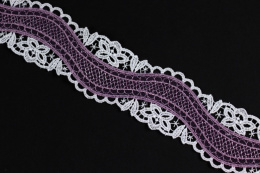 Tasiemka ozdobna zdobiona gipiurą 0,5mb