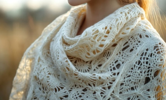 Jak samodzielnie zrobić prostą koronkową chustę? DIY