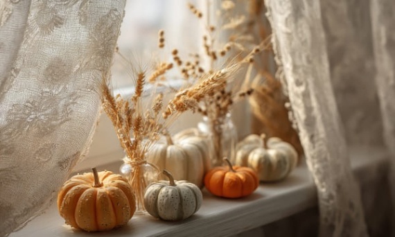 Firanki z koronki a pory roku - Jak odmienić wnętrze sezonowymi dodatkami?
